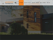 Tablet Screenshot of constructionletournesol.com